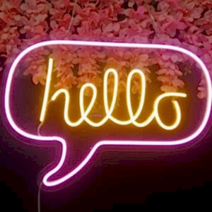 Led Neon Hello