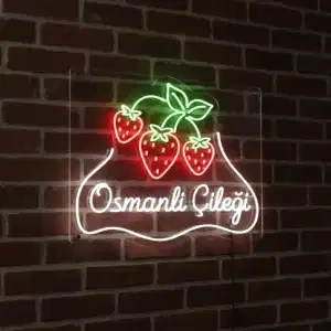 Osmanlı Çileği Led Neon